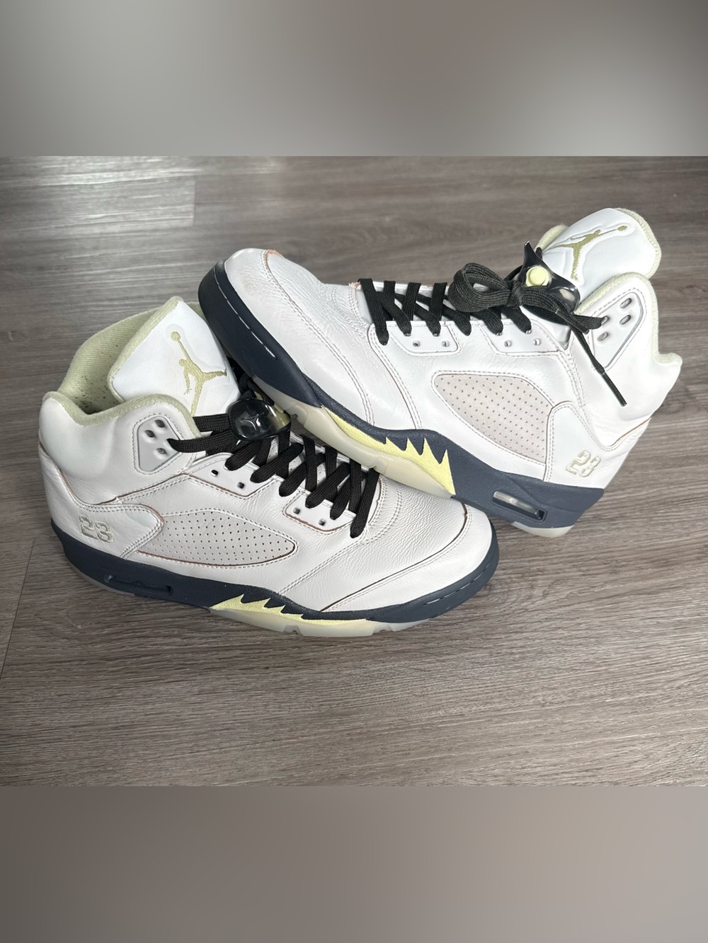 Jordan 5 Retro Luminous Green basketball shoes sneakers